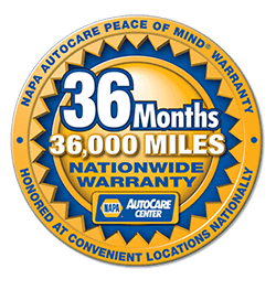 NAPA Warranty Logo | Carmasters Automotive, LLC